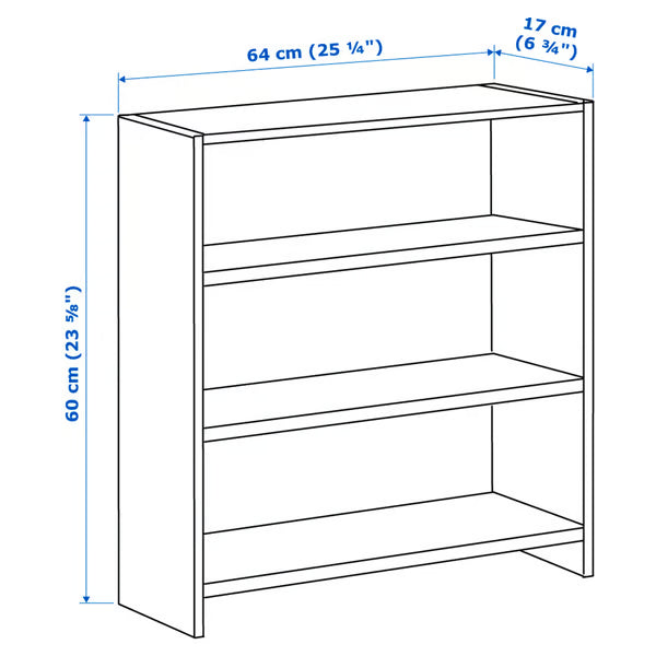 IKEA PAHL Desk top shelf, white, 64x60 cm (25 1/4x23 5/8 ")