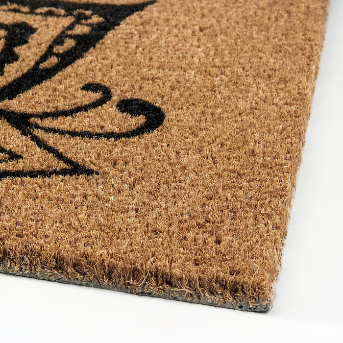IKEA BJERNEDE Door mat, natural/black, 40x70 cm (1 ' 4 "x2 ' 4 ")