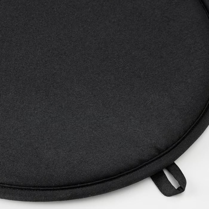 IKEA ANGSFRÄKEN Chair pad, black, 36 cm (14 ")