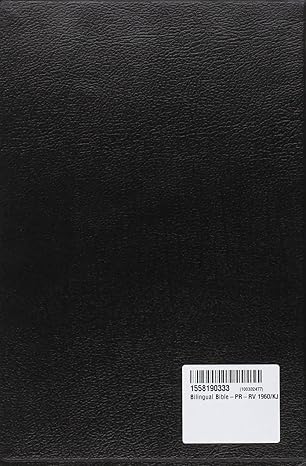 RVR 1960/KJV Bilingual Bible (Black Imitation Leatherby B&H Español Editorial Staff