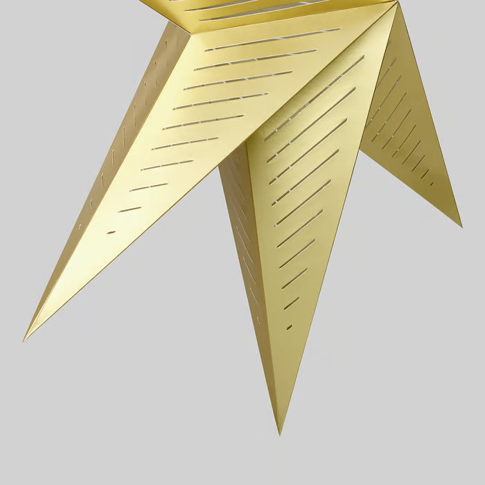 IKEA STRALA Lamp shade, brass-colour/stripe, 70 cm (28 ")