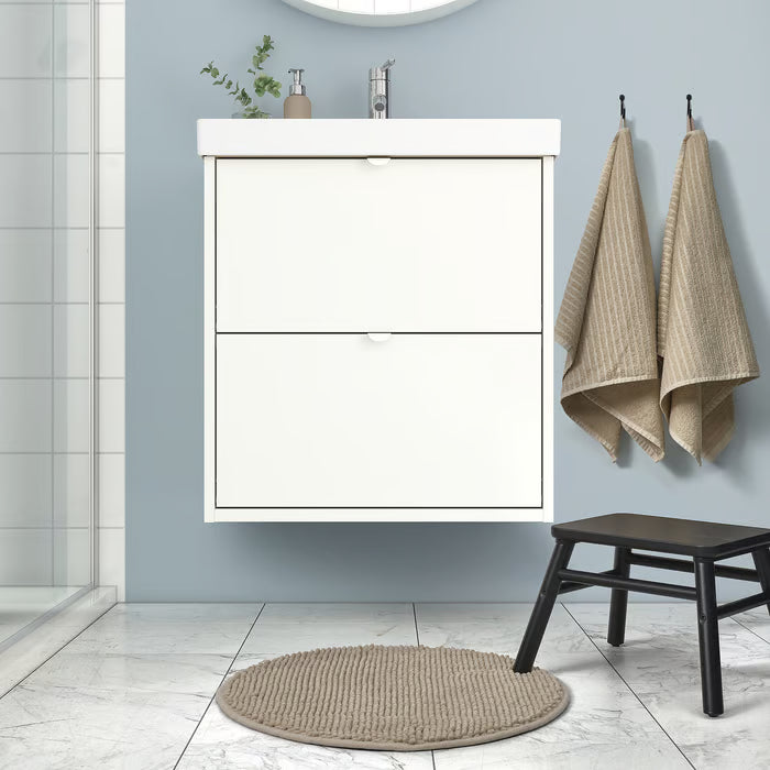 IKEA TOFTBO Bath mat, beige, 55 cm (22 ")