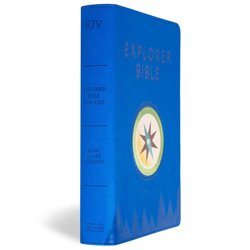 KJV Explorer Bible for Kids, Brown LeatherTouch: Placing God's Word in the Middle of God's World by Holman Bible Publishers