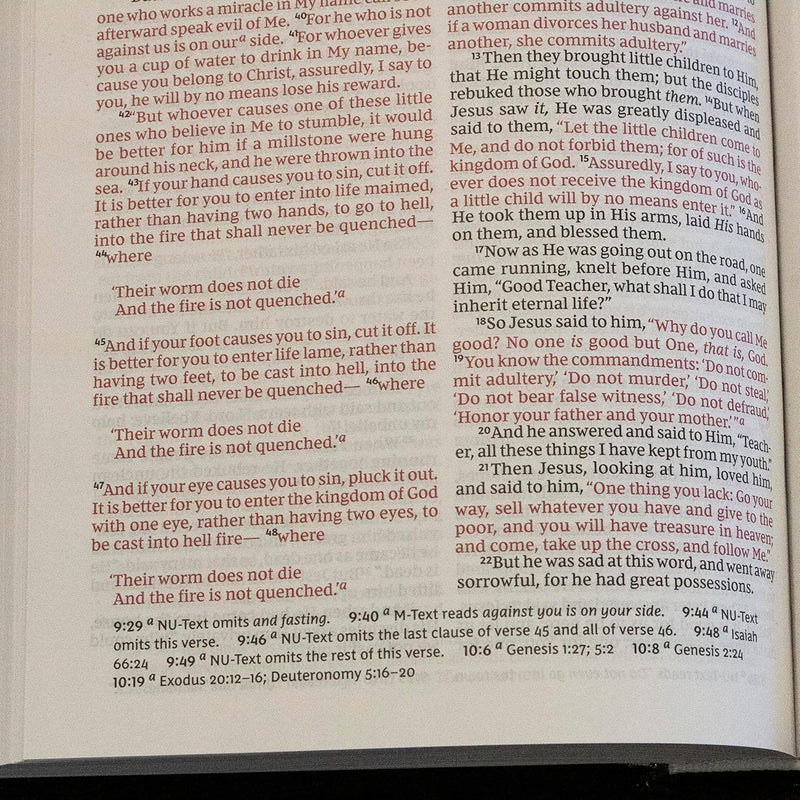 NKJV, Pew Bible, Hardcover, Black, Red Letter, Comfort Print by Thomas Nelson Publishers