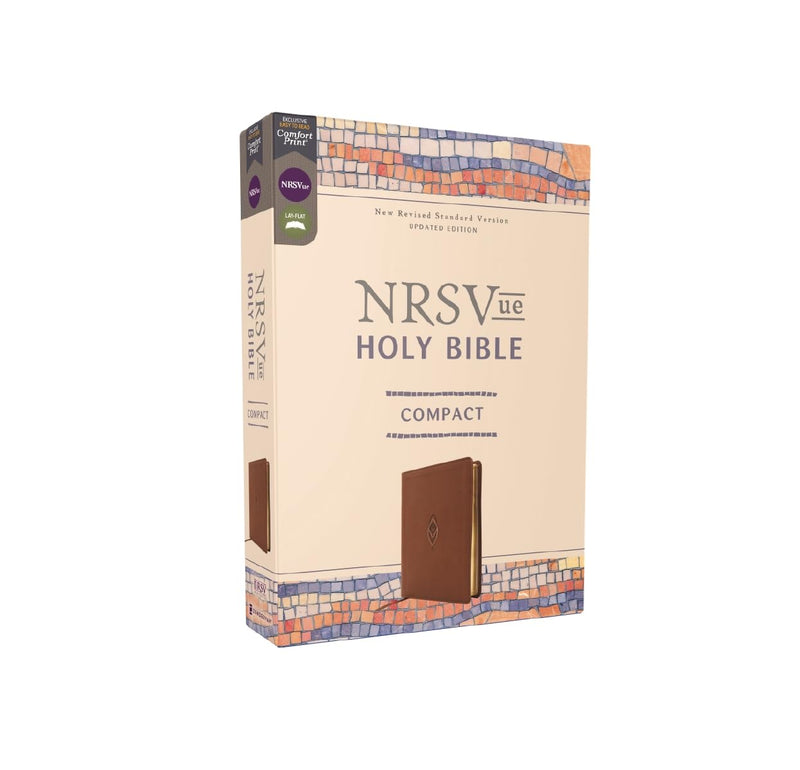 NRSVue, Holy Bible (Leathersoft, Brown, Comfort Print) by Zondervan