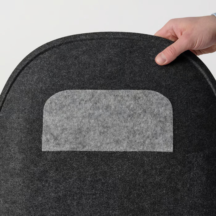 IKEA PYNTEN Seat pad, dark grey, 41x43 cm (16 ¼x17 ")