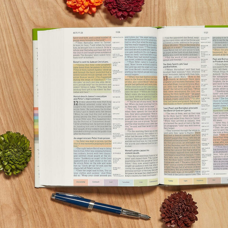 NIV Rainbow Study Bible, Jacketed Hardcover by Holman Bible Staff