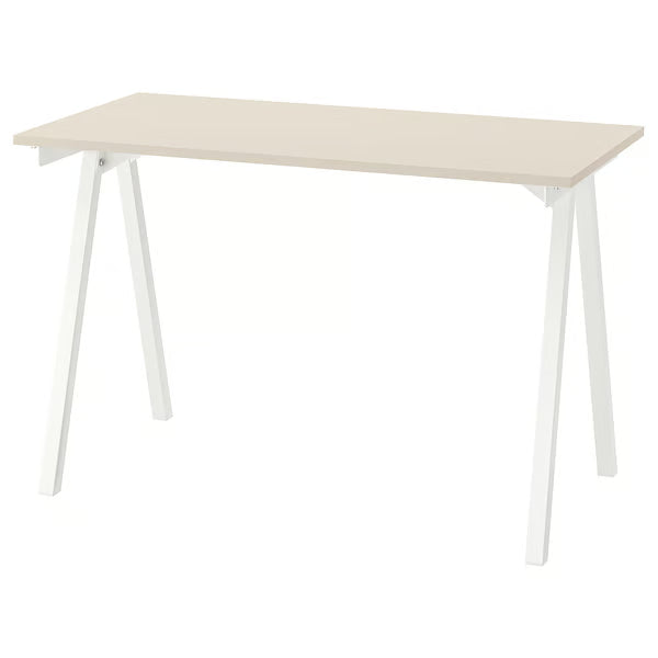 TROTTEN Table top, beige, 120x60 cm (47 1/4x23 5/8 ")