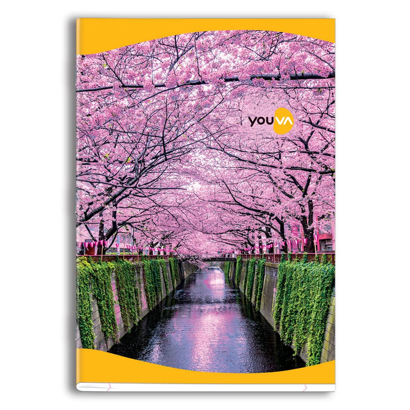 YOUVA Navneet Soft Bound Long Book - Unruled, 172 Pages (A4, Pack of 6)