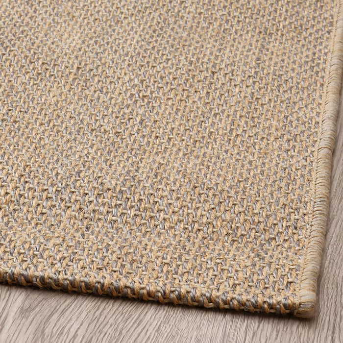 IKEA VODSKOV Rug, flatwoven, natural/light grey, 170x240 cm (5 ' 7 "x7 ' 10 ")
