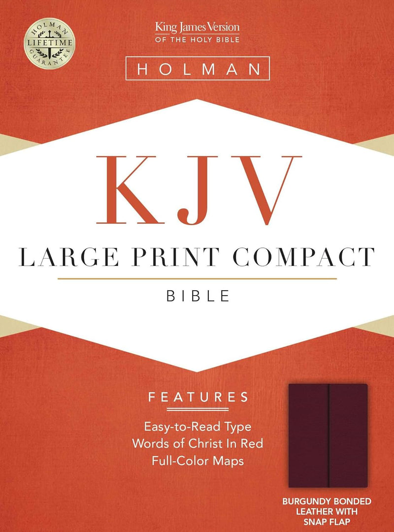 Holy Bible: King James Version, Cornerstone Ultrathin Reference, Black Bonded Leather by Holman Bible Staff