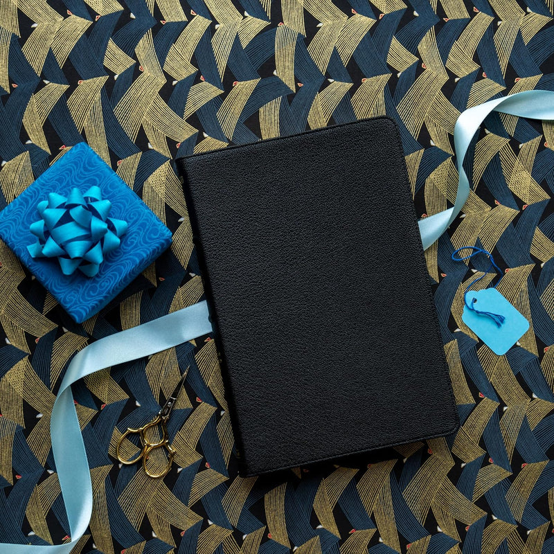 NASB Large Print Thinline Bible – Black Premium Goatskin by Holman Bible Publishers