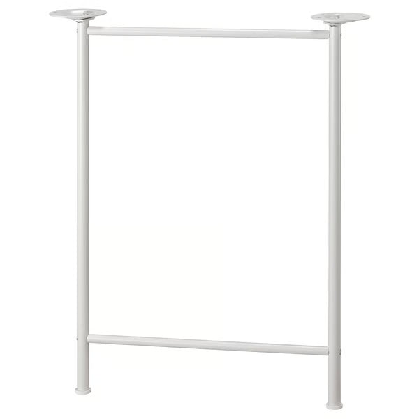 IKEA LAGKAPTEN / SPÄND Desk, black-brown/white, 120x60 cm (47 1/4x23 5/8 ")