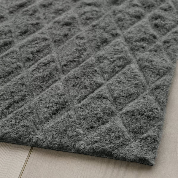 IKEA OSTERILD Door mat, indoor, dark grey, 40x60 cm (1 ' 4 "x2 ' 0 ")