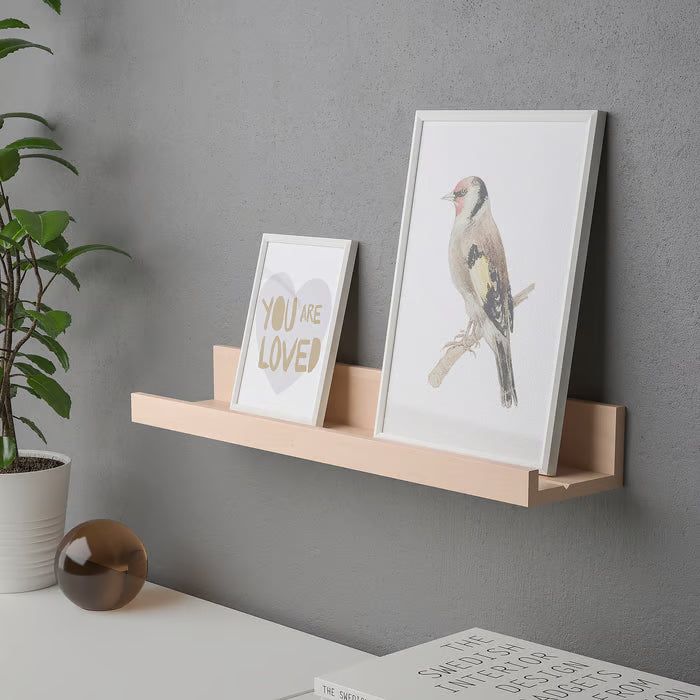 IKEA MOSSLANDA Picture ledge, birch effect, 55 cm (21 5/8 ")