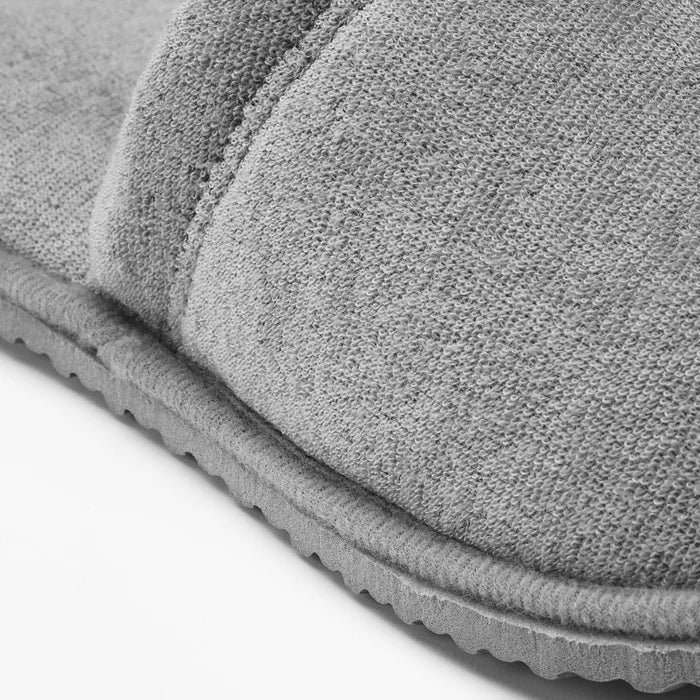 IKEA TASJÖN Slippers, grey, S/M