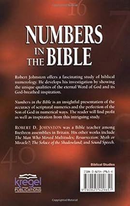 Numbers in the Bible by Robert D. Johnston