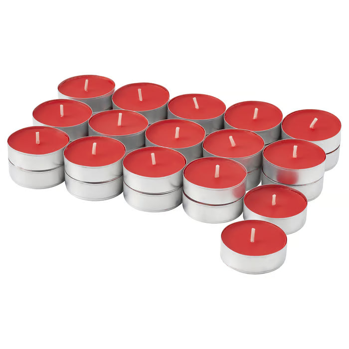 IKEA VINTERFINT Scented tealight, Gingerbread cookies/red, 3.5 hr