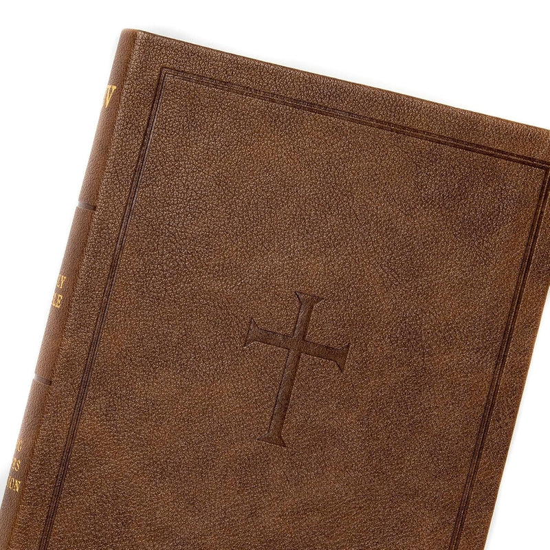 KJV Personal Size Bible, Brown Leathertouch by CSB Bibles by Holman
