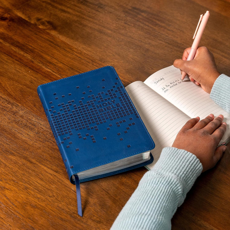 KJV Kids Bible, Thinline Edition – Midnight Blue LeatherTouch by Holman Bible Publishers