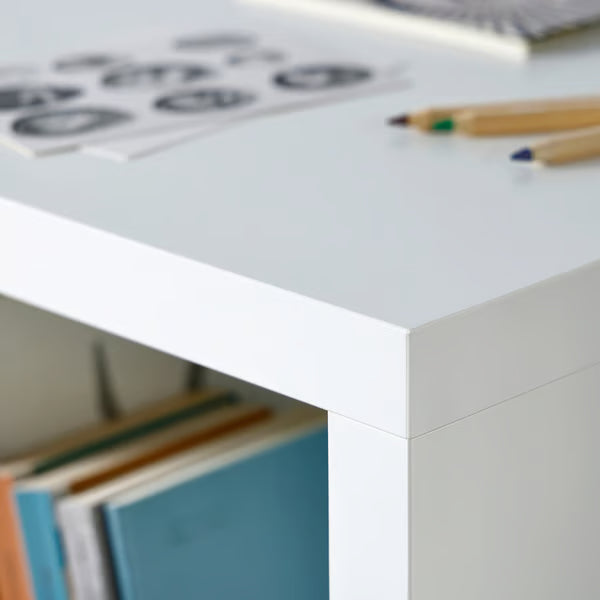IKEA KALLAX Desk, white, 111x39 cm (43 3/4x15 3/8 ")