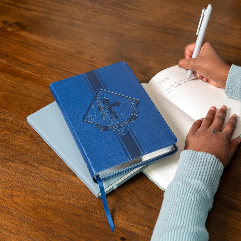 KJV Kids Bible, Thinline Edition – Midnight Blue LeatherTouch by Holman Bible Publishers