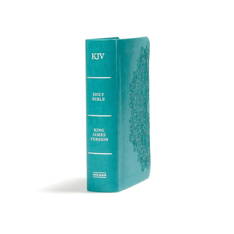 KJV Großdruck-Kompakt-Referenzbibel, Teal LeatherTouch von Holman Bible Staff