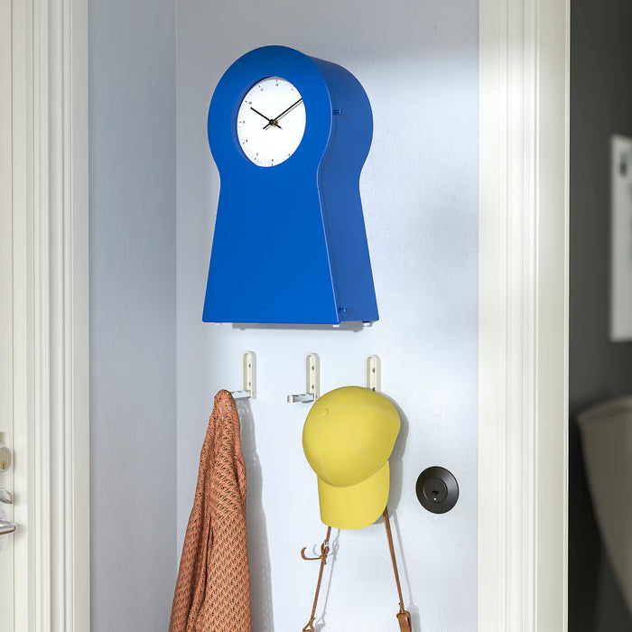 IKEA PS 1995 Clock, blue, 48 cm (19 ")