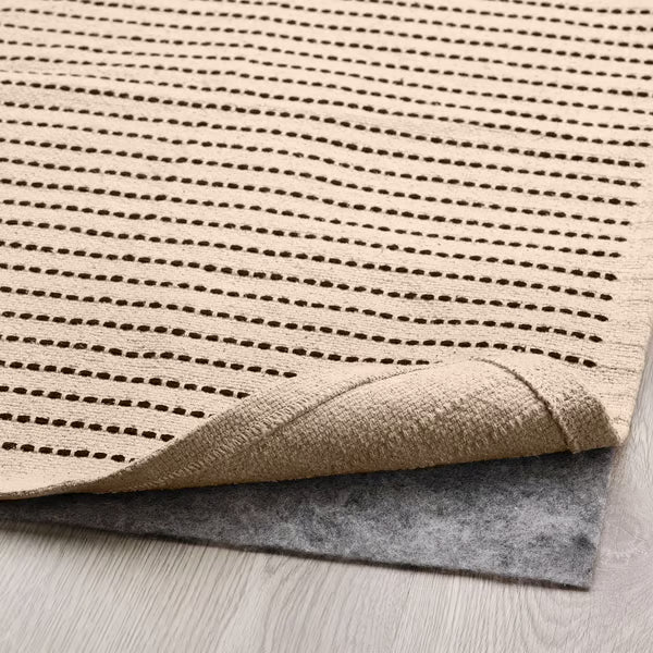 IKEA STARREKLINTE Rug, flatwoven, natural/black, 80x150 cm (2 ' 7 "x4 ' 11 ")