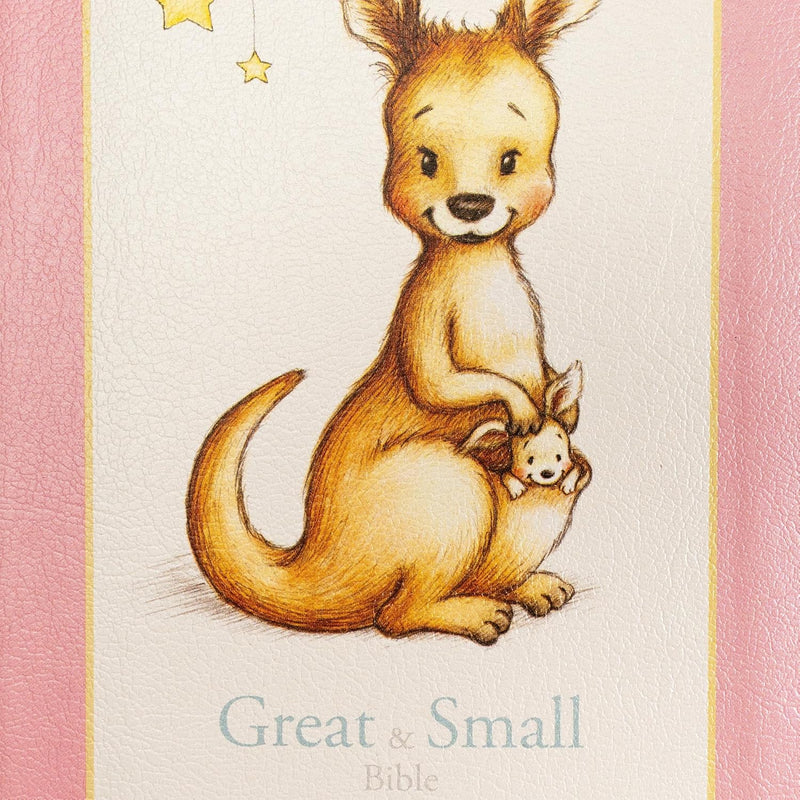 KJV Great and Small Bible, Pink LeatherTouch by Holman Bible Publishers