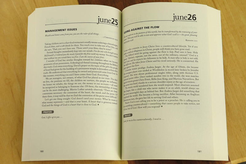 NIV Once‑A‑Day Devotional for Men by Zondervan