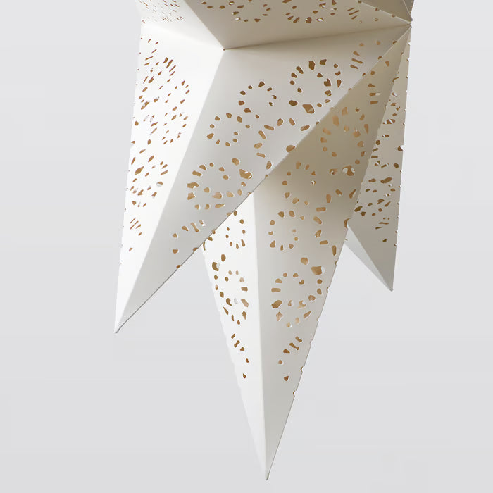 IKEA STRÅLA Lamp shade, lace/white, 90 cm (35 ")