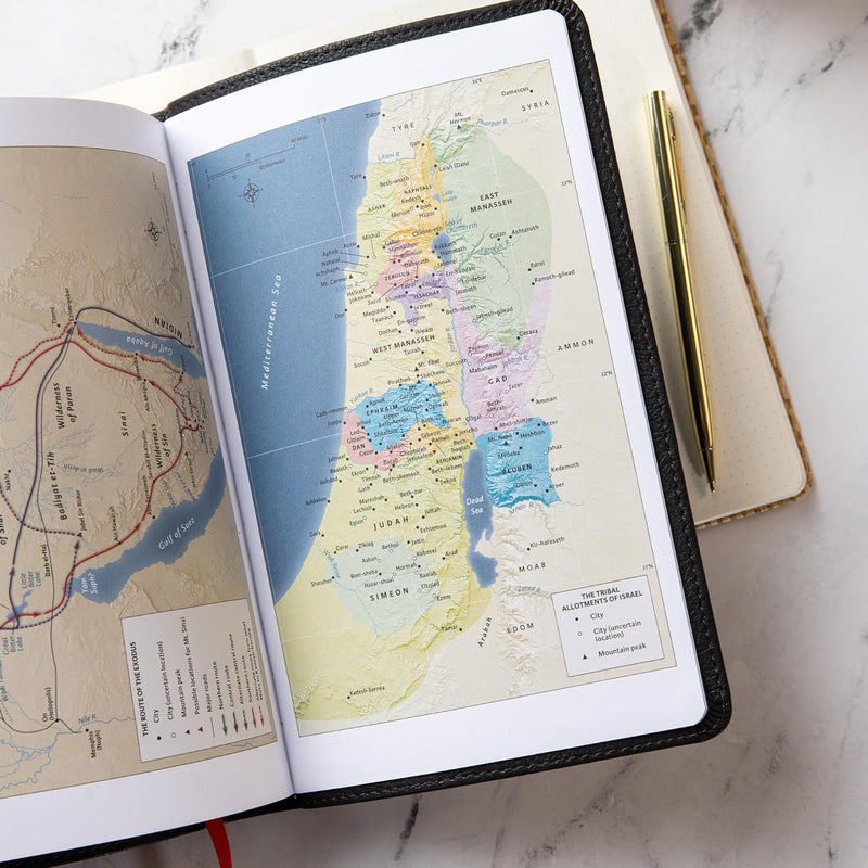 Holy Bible: KJV Thin line Reference Bible – Black Leather touch by Holman Bible Publishers