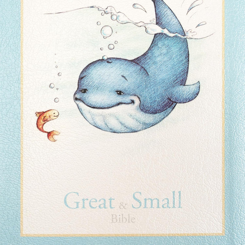 KJV Great and Small Bible, Baby Blue LeatherTouch by Holman Bible Publishers