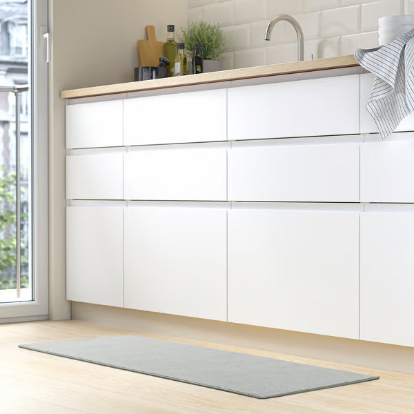 IKEA KÖRFÄLT Kitchen mat, light grey, 45x120 cm (1 ' 6 "x3 ' 11 ")