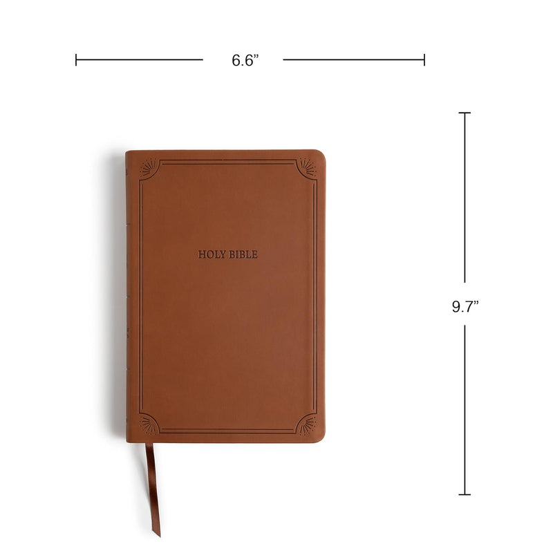 NASB-Großdruck-Thinline-Bibel, Value Edition, braunes Leder von Holman Bible Publishers