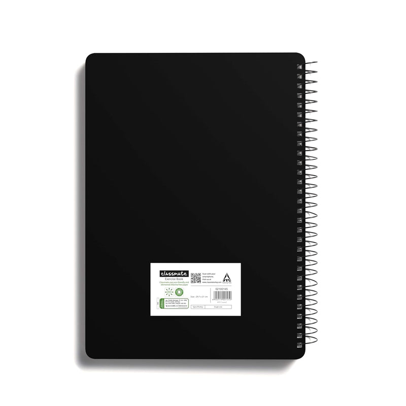 Classmate Pulse 6-Subject Spiral Notebook | Single Line, 300 Pages, 29.7 cm x 21 cm