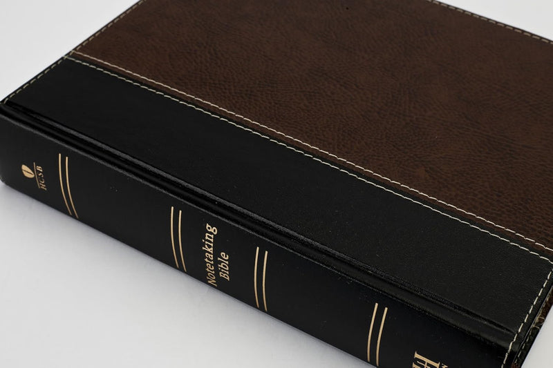Holy Bible: Holman Christian Standard Notetaking, Black/Brown Bonded Leather by Holman Bible Publishers
