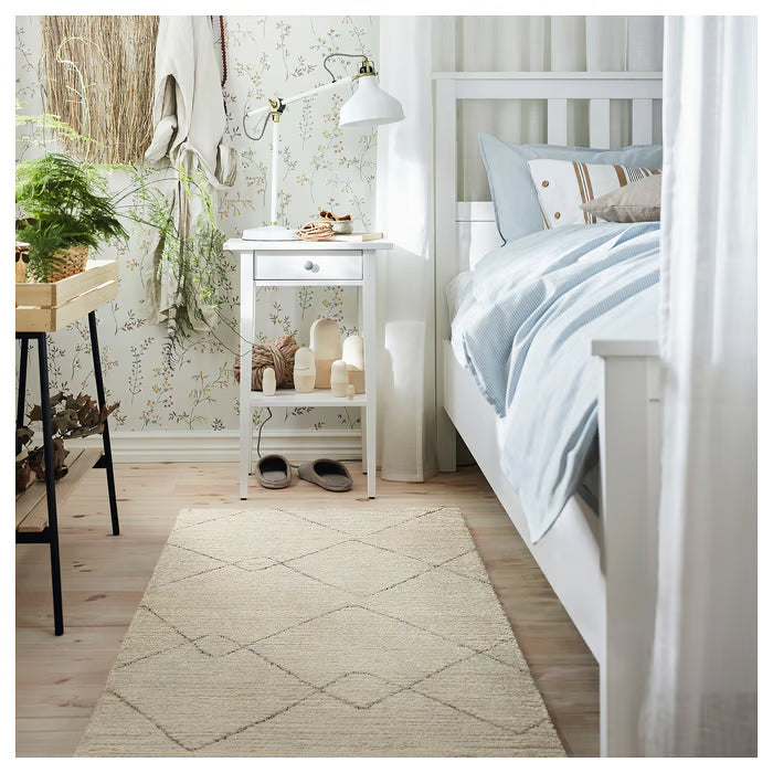 IKEA TVERSTED Rug, low pile, beige, 80x150 cm (2 ' 7 "x4 ' 11 ")