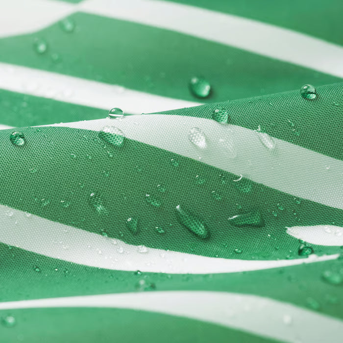 IKEA BOLLBUDDLEJA Shower curtain, green/floral pattern, 180x200 cm (71x79 ")