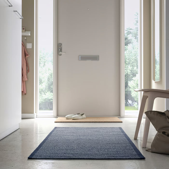 IKEA IDROTTSPLATS Rug, flatwoven, blue, 80x150 cm (2 ' 7 "x4 ' 11 ")