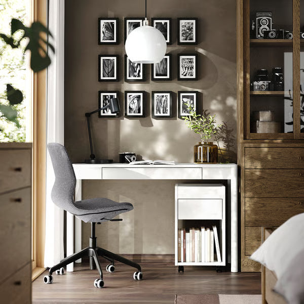 IKEA TONSTAD Desk, off-white, 120x47 cm (47 1/4x18 1/2 ")