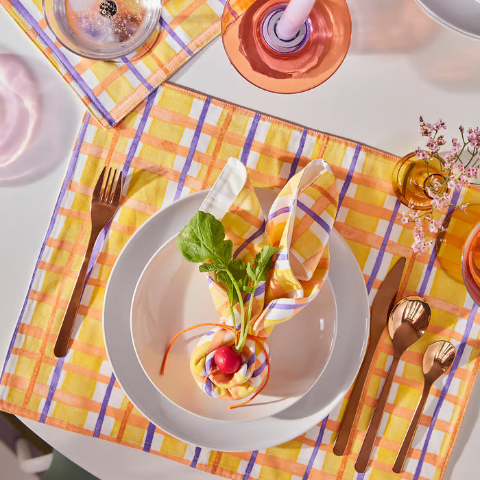 IKEA PILLERSTARR Place mat, patterned/multicolour, 45x35 cm (18x14 ")