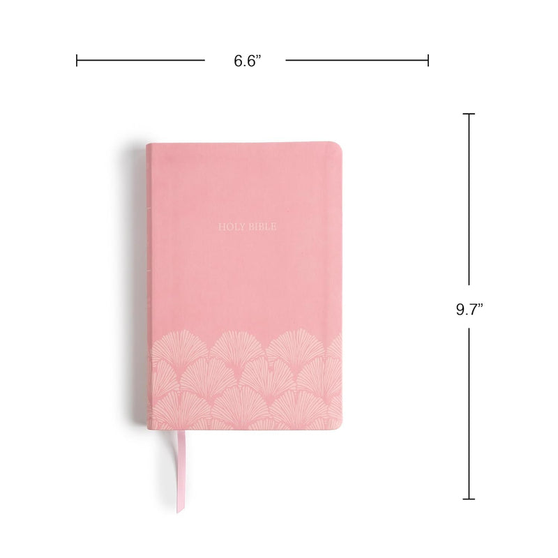 NASB Large Print Thinline Bible, Value Edition, Soft Pink Leathertouch by Holman Bible Publishers