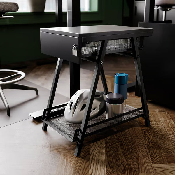 IKEA TROTTEN Drawer unit, anthracite, 34x56 cm (13 3/8x22 ")