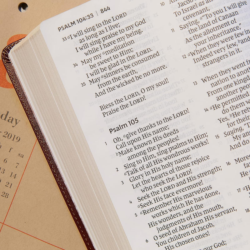 NKJV Reference Bible, Super Giant Print  by Thomas Nelson Publishers