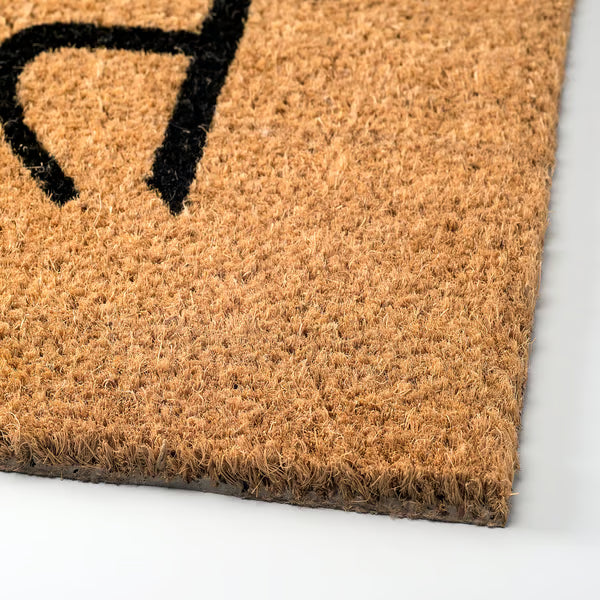 IKEA AROSUND Door mat, natural/black, 40x70 cm (1 ' 4 "x2 ' 4 ")