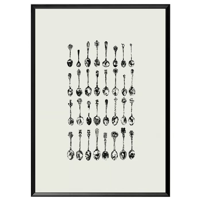 IKEA KNOPPÄNG Frame with poster, souvenir collection, 50x70 cm (19 ¾x27 ½ ")