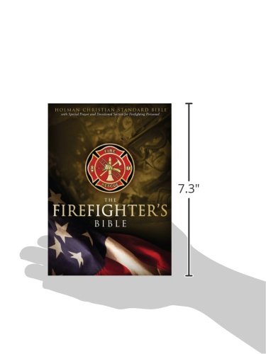 HCSB Firefighter's Bible, Red Leather Touch by Holman Bible Staff