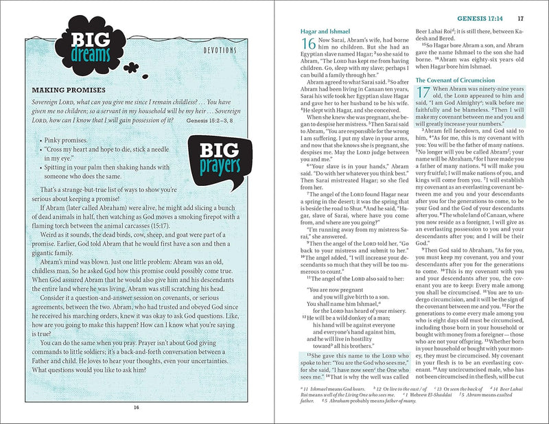 Big Dreams, Big Prayers Bible for Kids by Zondervan